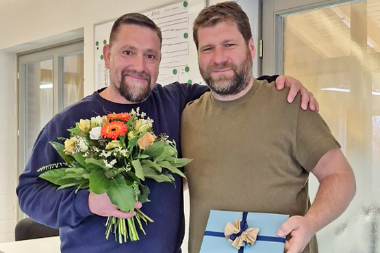 Glückwunsch zum 10-jährigen Jubiläum, lieber Michael.